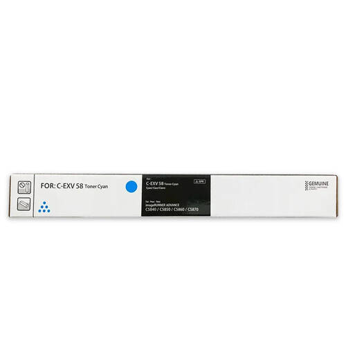 Canon C-EXV-58/3764C002 Mavi Orijinal Toner