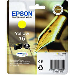 Epson 16-T1624-C13T16244020 Sarı Orjinal Kartuş